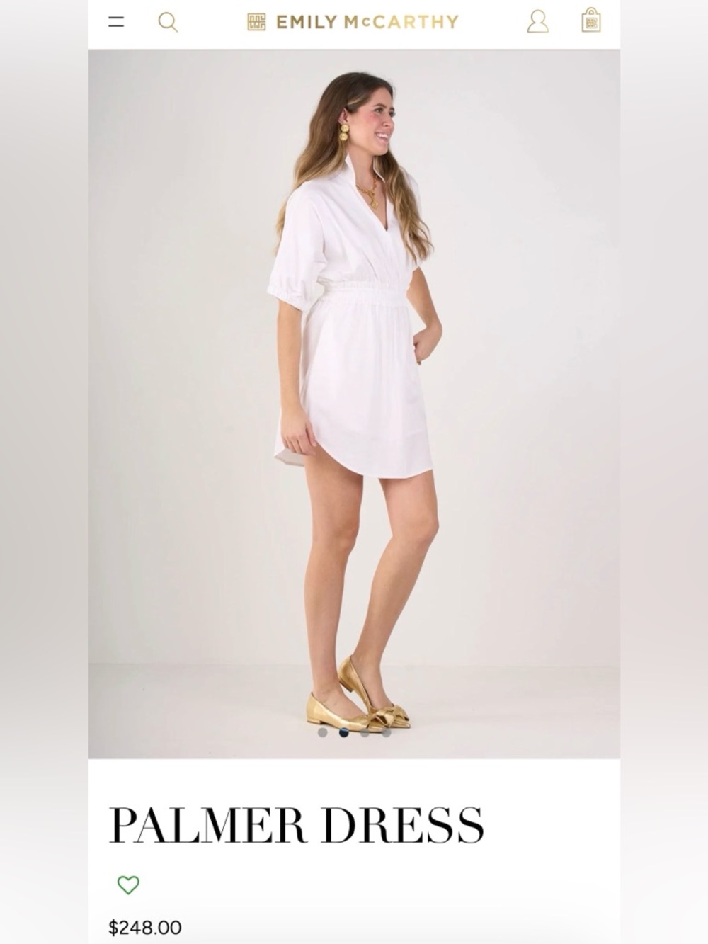 Emily McCarthy Palmer mini dress
NWT
(EUC)